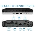 thumbnail image 4 of Refurbished HP ProDesk 600G5 mini Intel Core i5-9500T Desktop, 4 of 4