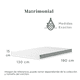 thumbnail image 2 of Colchón Matrimonial - Memory Foam - Material Transpirable y Refrescante - Espuma De Alta Densidad- Ergonómico - Ideal Para Cualquier Base De Cama Matrimonial Brindando Confort Diario., 2 of 8