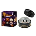 thumbnail image 2 of Halloween Dumpling Squishy Bun with Steamer Slow Rising Squeeze Balls Stress Relief Fidget Toy for Party Favor Surprise Mystery Soft Sensory Play for Desktop Decor, 3 Inch, 2 of 3