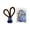 Blue, variant on DIY Easter Button Rabbit 10x7x3cm Craft Kit for Hanging Ornament Table Shelf Fireplace Door Decor Gift