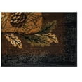 thumbnail image 3 of Mayberry Rug Sunset Valley Oak Ridge Brown Lodge Area Rug 7'10" Round, 3 of 5