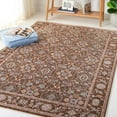 thumbnail image 2 of SAFAVIEH Crimson Nicole Distressed Area Rug, Brown/Blue, 8' x 10', 2 of 8