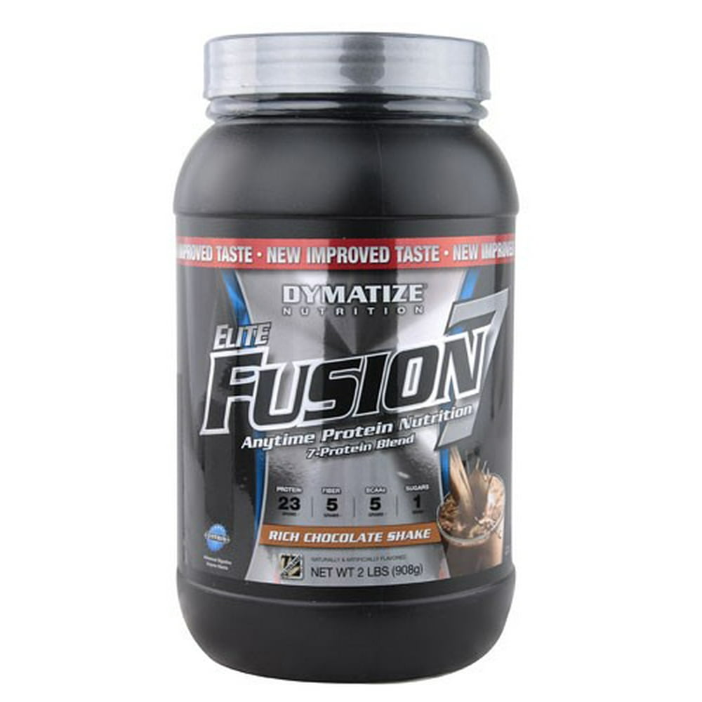 Dymatize Elite Fusion 7 Protein Powder, Rich Chocolate Shake, 2 Lb