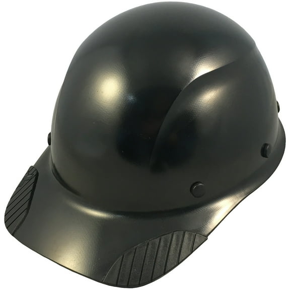DAX Fiberglass Composite Hard Hat - Cap Style Black with Tote