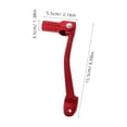 thumbnail image 2 of Raindrops Gear Shift Lever Shifter Lever Motorbike Gear Shifter Lever Compatible For KLX 110, 2 of 8
