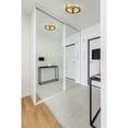 thumbnail image 3 of Nuvo Lighting Darrow - 13 Inch LED Flush Mount - Vintage Brass - Acrylic Panels - Vintage Brass, 3 of 5