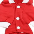 thumbnail image 6 of Pet Christmas Cotton Simplicity Coat Dog Clothing - Dogs Puppy Autumn Winter Red Thickened Pajama with Elk Patterns, 6 of 10