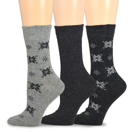 Womens marled crew socks 5 pack