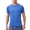 Blue, variant on Active Men's Performance Crew Neck Athletic T-Shirt with Subtle Hex Pattern and Moisture-Wicking Fabric - Medium, Gray
