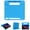 Blue, variant on Handle Case for Samsung Galaxy Tab S7 FE 12.4 Inch (SM-T730/T736B) & Galaxy Tab S7 Plus 12.4" (SM-T970) Tablet, Kids Proof Protective Portable Durable Lightweight Stand Rugged Cover Case(Rose)