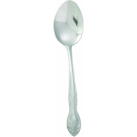10 European Tablespoon - 0004-10 12-Piece Elegance European Tablespoon Set, 18-0 Stainless Steel, The Elegance pattern 12-piece extra large table spoon set offers a.., By Winco
