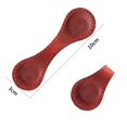 thumbnail image 2 of asddcavvf Lightweight and Portable Leather Double Bookmark Holder Handmade Top Layer Cowhide Notebook Cute Shedding Double Design Decoration Stationery Organizer, 2 of 7