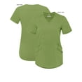 thumbnail image 5 of Adar Pro Scrubs For Women - Modern V-Neck Scrub Top - P7002 - Spring Leaf - XS, 5 of 7