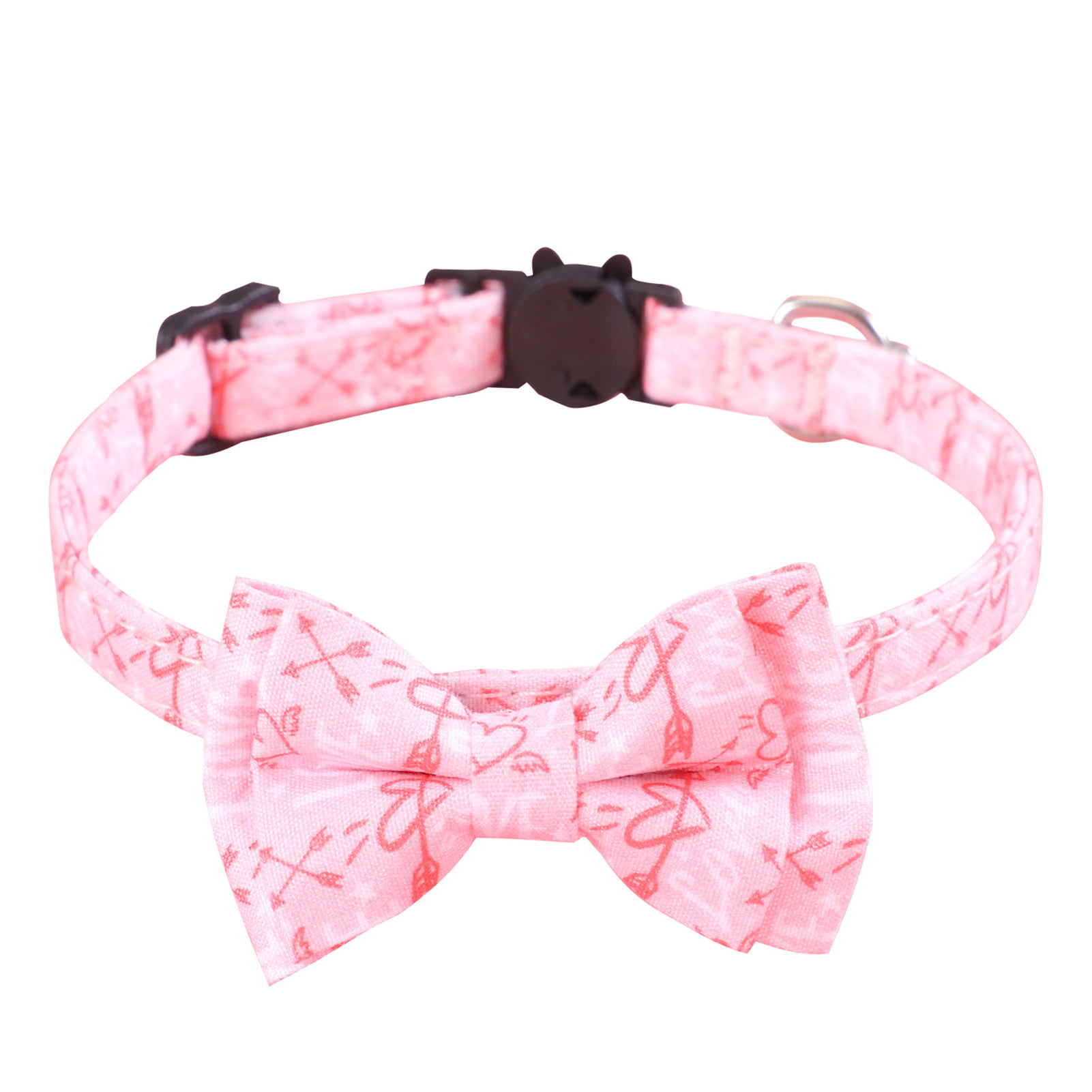 4 Pack Adjustable Bowtie Collars for Small Medium Large Dogs Valentines Day Dog Bow Tie 