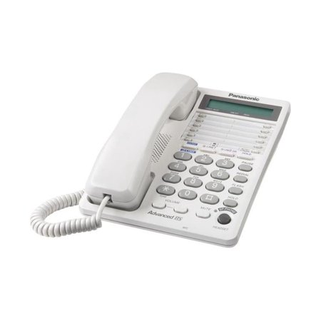 UPC: 0037988472796 | Panasonic KX-TS208W 2-line Operation 2-Line Integrated Telephone System 16-Digit LCD with Clock