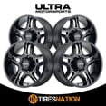 thumbnail image 3 of Ultra 153BK Armageddon Gloss Black Machined Wheel Rim, 20" x 9" 8 x 6.5" 18mm, 153-2982BK+18, 3 of 5
