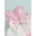 thumbnail image 6 of Toddler Girls Sweet Dress Summer Casual Sleeveless Rainbow Layered Dress Cute Puffy Tulle Dress Princess Dress, 6 of 8