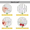 thumbnail image 5 of Clip de fruta de pájaro, herramienta de fruta de loro de pájaro, soporte de comida de pájaro, alimentador de jaula de pájaro 5 uds TUNC Sencillez, 5 of 5