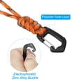 thumbnail image 4 of Uxcell Badge Lanyard 4.7 Inch, Necklace Keychain Cord Metal Clasp Hook Ring Strap for Keys, Camo Orange, 4 of 5