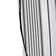 thumbnail image 6 of Jordan Manufacturing 21" x 24" Worth Black and Grey Stripe Rectangular Outdoor Deep Seat Chair Back Cushion with Welt, 6 of 9