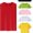 Red, variant on RTKFRFLM Kids Breathable Mesh T-Shirt Solid Color Short Sleeve Crewneck Athletic Tee Top Quick Dry Running Undershirt for Boys Girls