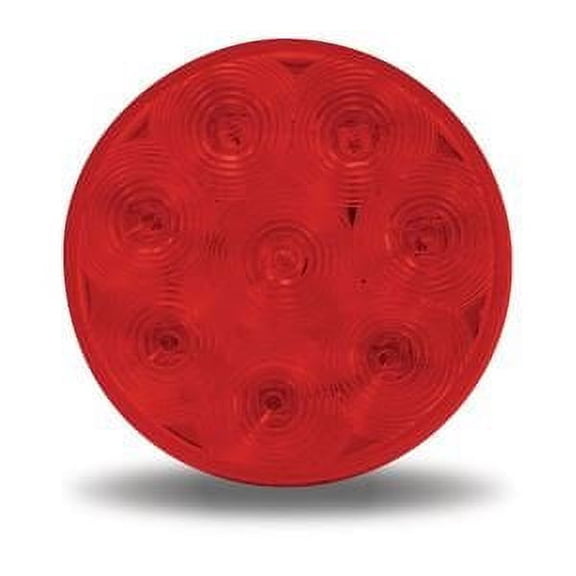 TLED-48R, Round LED S/T/T - 4" Red, 8 Diodes