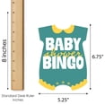 thumbnail image 4 of Big Dot of Happiness Teal Green and Yellow Wavy Baby Shower Bingo Cards and Markers, Teal Retro-Themed Party Activity, Picture Bingo Game - Set of 18, 4 of 5