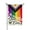 Color 7, variant on Pride Garden Flag 12 X 18 Inch Vertical Double Sided in This House We Believe Pride Gay Lesbian LGBTQ Pansexual Flag Yard Flag Outdoor Decorations