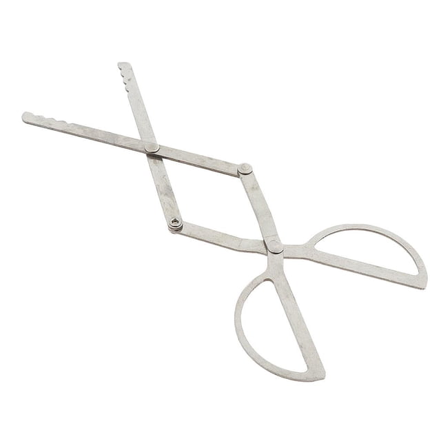 Pinzas De Fuego Plegables de material acero Inoxidable De 159 Mm / 6.26 '' Para Acampar Libre Mochilero Senderismo De Quemador De Bolsill DYNWAVEMX Pinzas de fuego de camping al aire libre