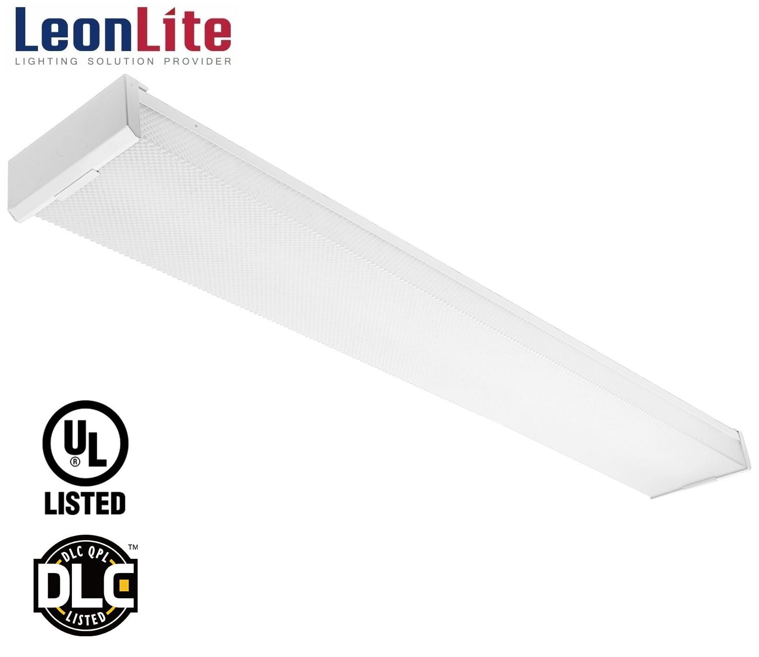 LEONLITE 4ft 42W LED Shop Lights, LED Flush Mount Ceiling Fixtures, LED