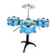 thumbnail image 2 of Batería de jazz para niños, juguete musical, instrumento de percusión educativo temprano para niños pequeños Azul, 2 of 9