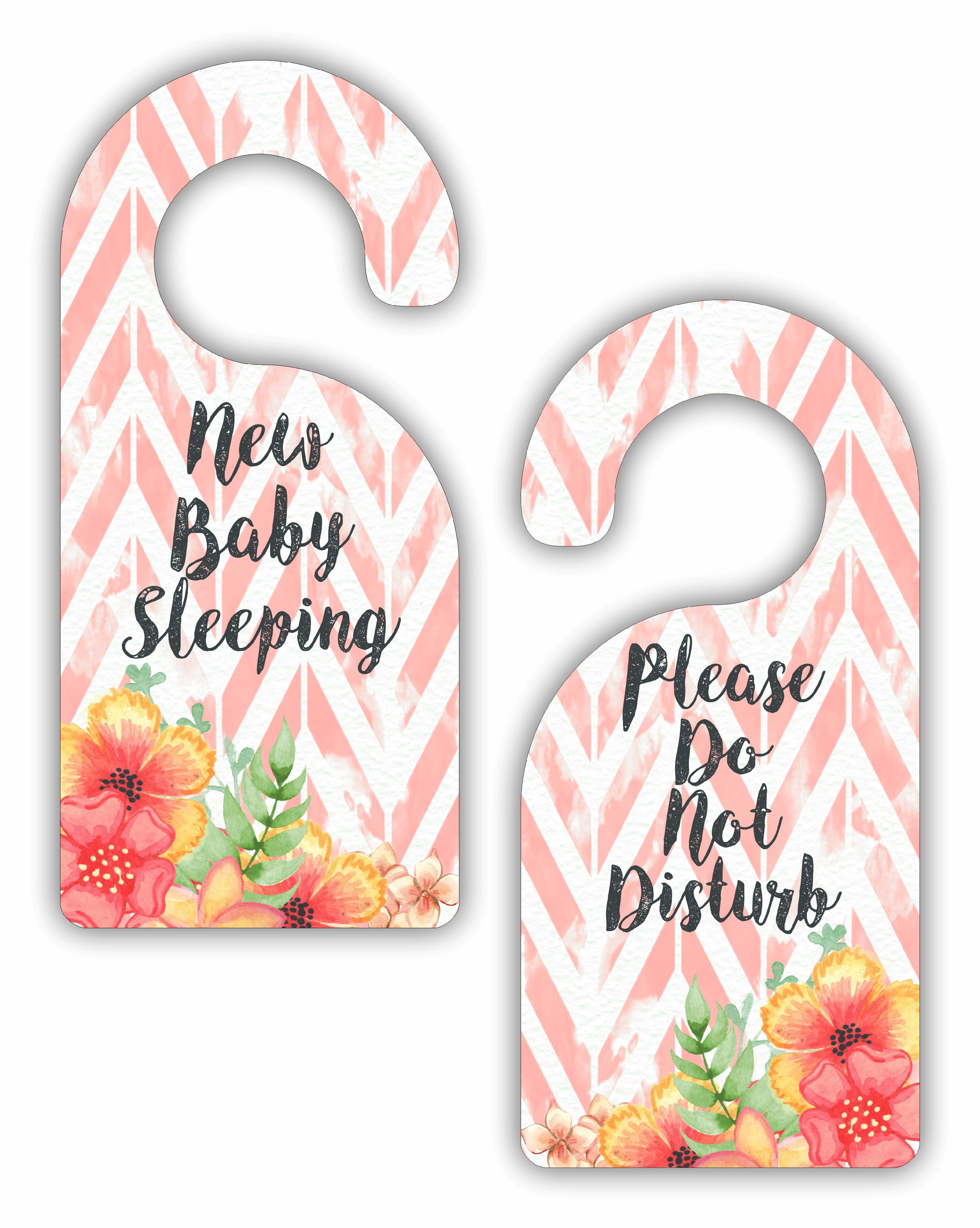 Shhh Its Naptime Naptime Door Sign Baby Gift Baby Shower Sleeping Baby Sign Baby Sleeping Sign New Baby Do Not Disturb Sign