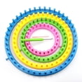 thumbnail image 1 of 4PCS Knitting Loom 4 Sizes Handmade DIY Round Loom Knit Loom with Pick Needle, 1 of 10