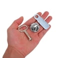 thumbnail image 6 of Hemoton Webbing Decoration Distribution Cabinet Lock Core 7.50X3.20X3.00CM Silver, 6 of 7