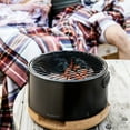 thumbnail image 3 of BergHOFF Leo Portable Tabletop Barbecue Grill with Heat Resistant Base Black, 3 of 9