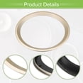 thumbnail image 4 of Unique Bargains 2 Pcs 8' Subwoofer Speaker Rings Cover Spacers Decorative Circle Without Mesh Grille ABS Gold Tone, 4 of 8