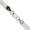 thumbnail image 4 of Auriga 925 Sterling Silver 4.5 mm Magic Herringbone Chain Necklace for Men 22", 4 of 6