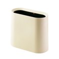 thumbnail image 1 of Maoww ABS Dual Card Slot Wastebasket Holds Two Garbage Bags At Once With Fashion And Beautiful Colors. milky white, 1 of 1