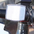 thumbnail image 2 of Justharion Bike Reflector Night Cycling Warning Safety Plastic Reflective Light Lens Accessory white 1Set, 2 of 6