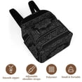 thumbnail image 6 of BANDANA BLACK GRAY Small Backpack Cute Mini Backpacks For Woman Lightweight Daypacks, 6 of 8
