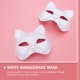thumbnail image 4 of 4pcs máscaras de animales de la mitad de la máscara de gato pintura a mano en blanco máscara de papel de bricolaje, 4 of 6