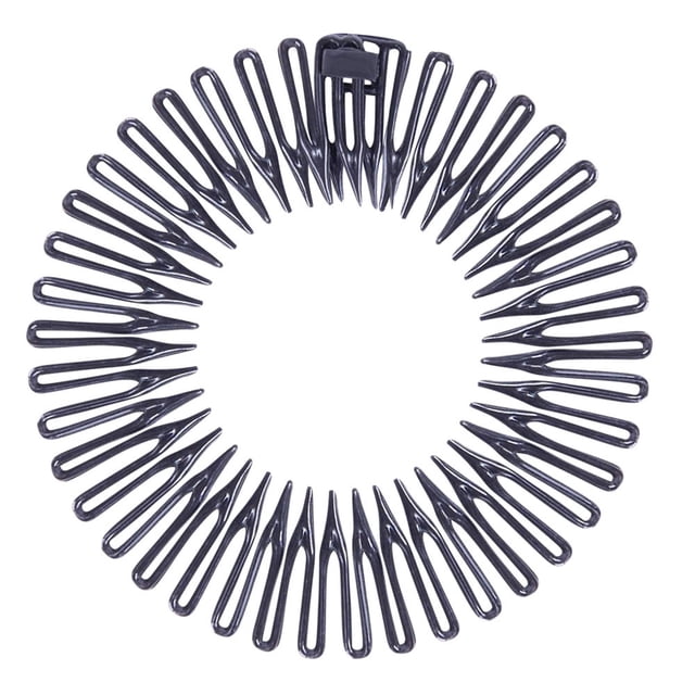 Bandeau Ressort en Plastique Accessoires Cheveux Élastiques Peigne à Riz Bandeau Peigne à Cheveux