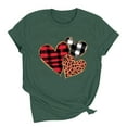 thumbnail image 2 of Valentines Shirts for Women Valentine Crew Neck Shirt Love Heart Graphic Tshirt Cute Girls Valentines Gift Tee Tops, 2 of 8