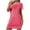 Hot Pink2, variant on Jgppe Women's Short Nightdress Printed Round Neck Short Sleeves Nightgown Sleep Dress Valentine's Day