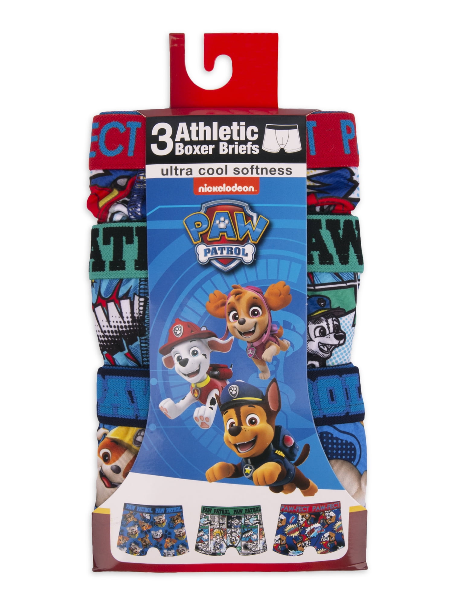 Paw Patrol Toddler Boys Boxer Briefs, Sizes 2T-4T 