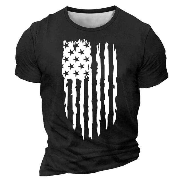 Birdeem Chemises pour Hommes Hommes Imprimé Manches Courtes Col Rond T-Shirt Décontracté Mode Manches Courtes