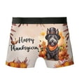 thumbnail image 2 of Happy Thanksgiving Scottish Terrier Welcome Thankful Fall Autumn Pumpkin All Over Print Boxer Briefs Underwear for Men Dad Scottie Dog Lover Gifts - 02021, 2 of 6