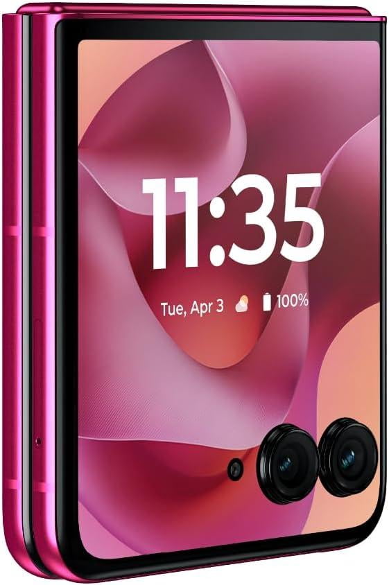 Motorola Razr+ 2025 | Unlocked | Made for US 12/256GB | 50MP Camera | Hot Pink