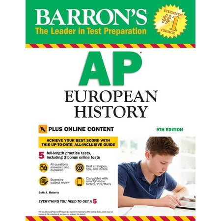 Barron's AP European History with Online Tests (Best Ap European History Textbook)