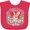 Fuchsia, variant on Inktastic My First Easter Bunny Boys or Girls Baby Bib